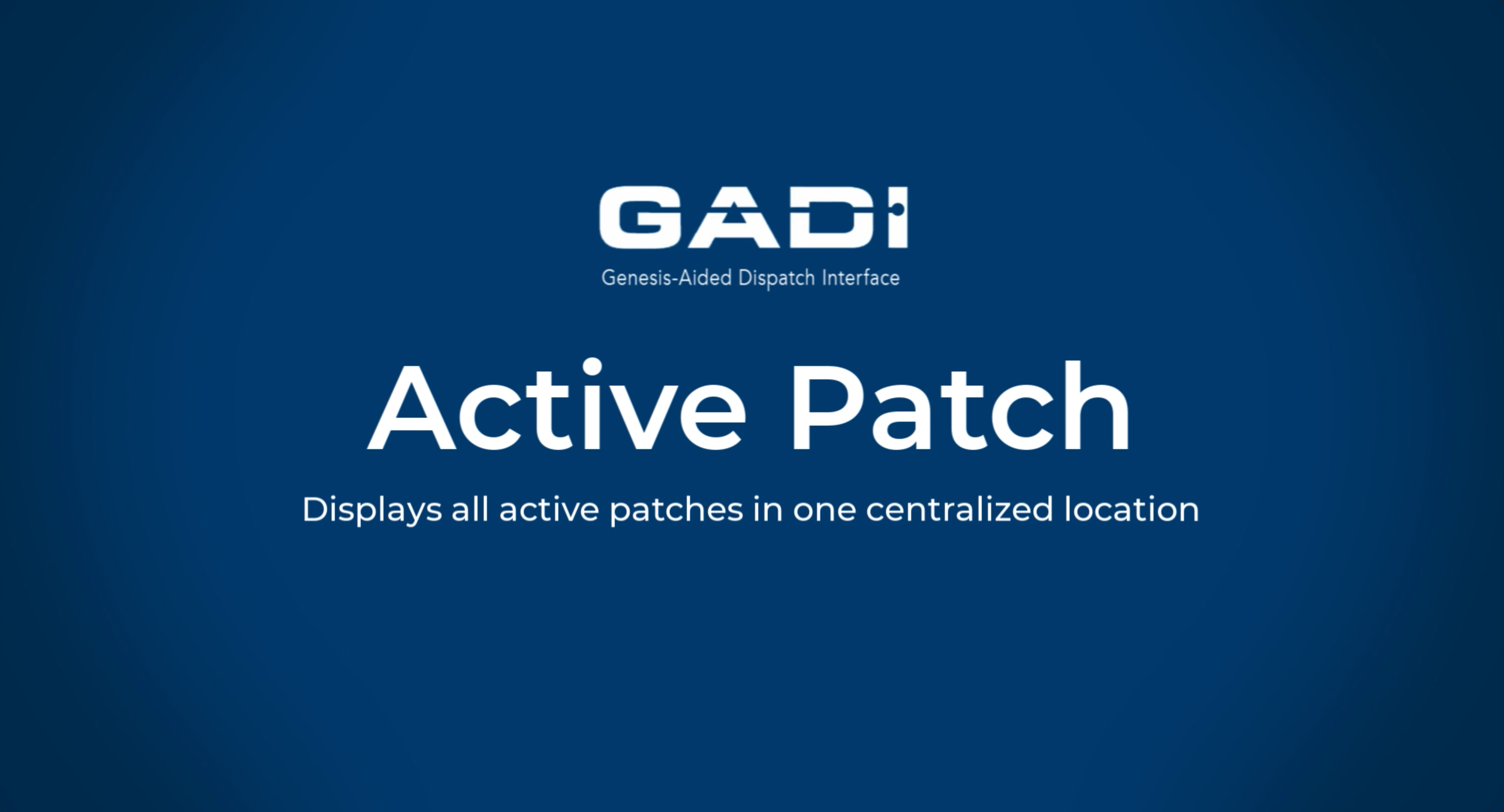 GADI_Active_Patch