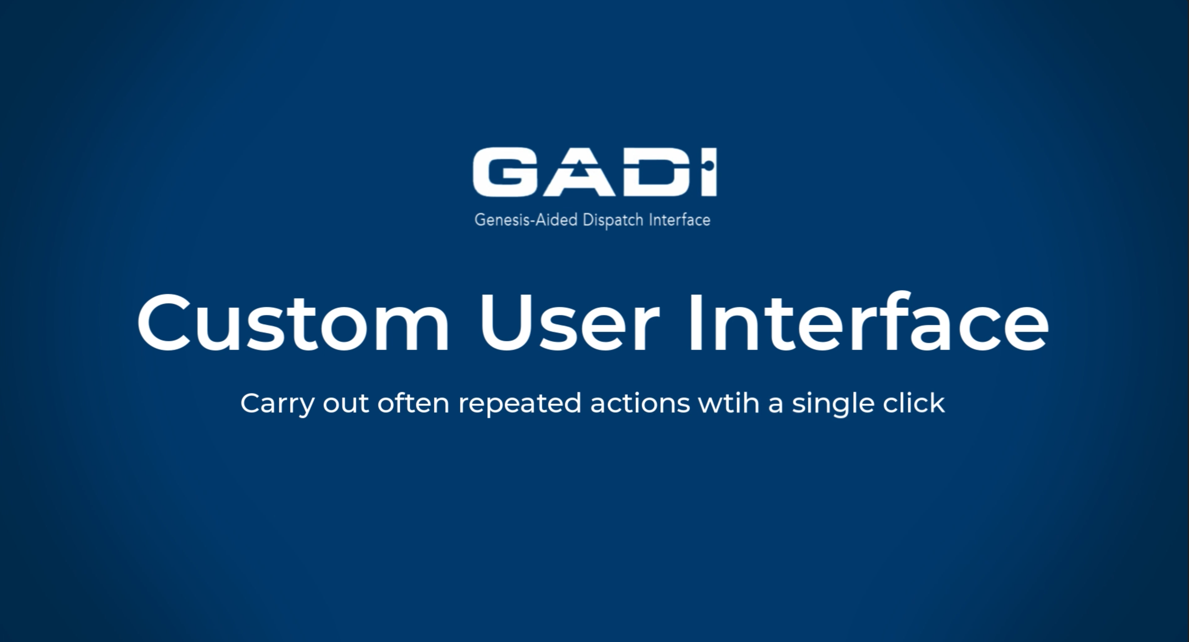 GADI_Custom_User_Interface